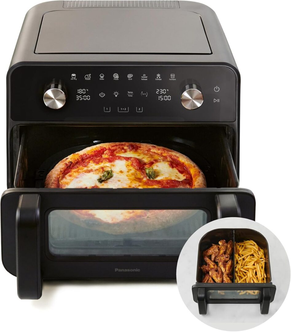 Panasonic NF-BC1000 Flex Freidora De Aire con Ventana De Visualización