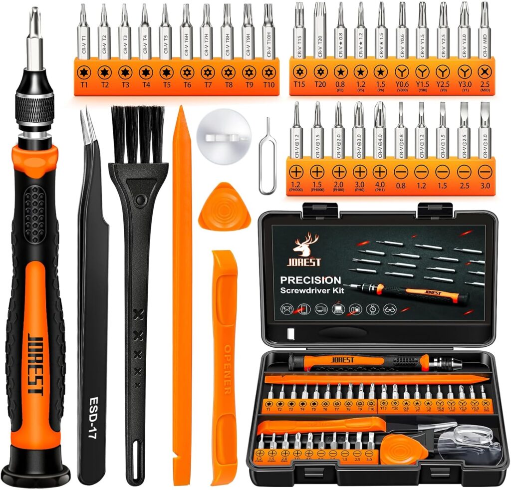 JOREST 38Pcs Destornilladores Precision Kit