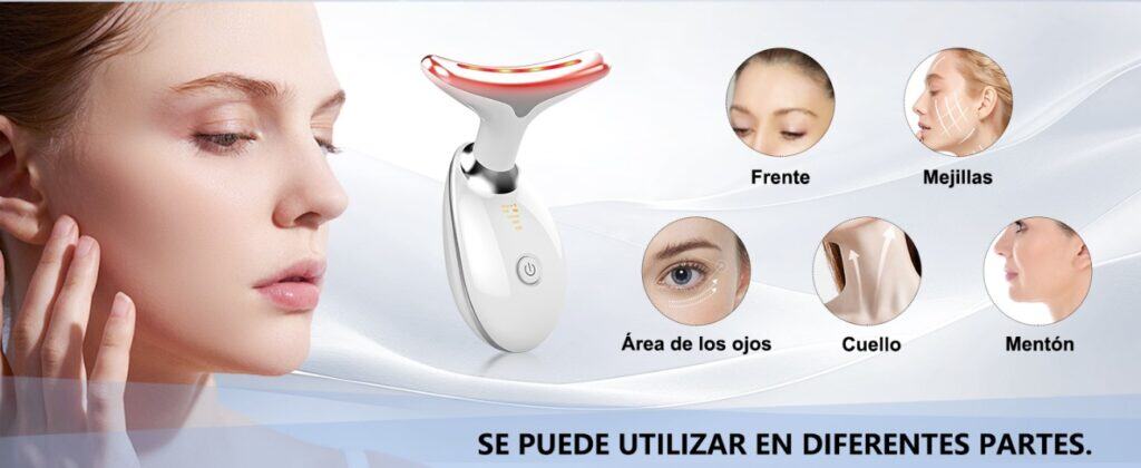 Masajeador Facial 3 Modos Radiofrecuencia Facial