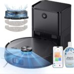 Ultenic T20 Pro Robot Aspirador Autovaciado, Evitación Mejorada, Sistema Dual Láser