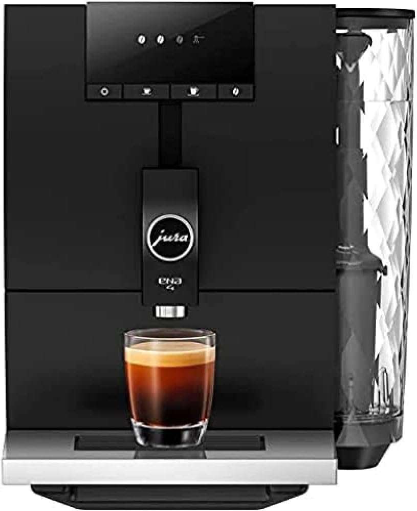 jura Cafetera superautomática ENA 4 – Full Metropolitan Black (EA), 1450 W, 1.1 l, 15 Bar, 2 Tazas
