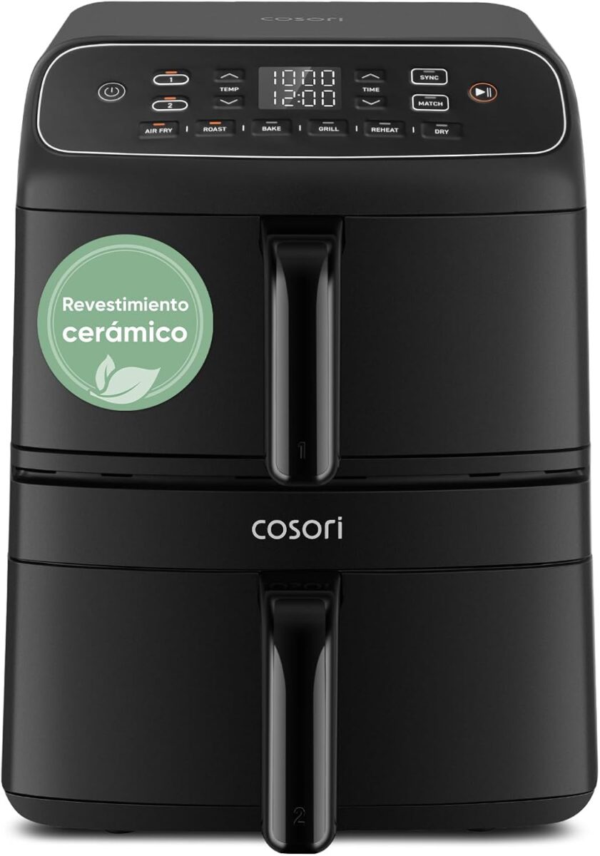 Cosori Air Fryer Turbo Tower Compacto 8,6 Litros
